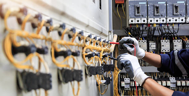 Professional Electrician technician working in Talty, TX